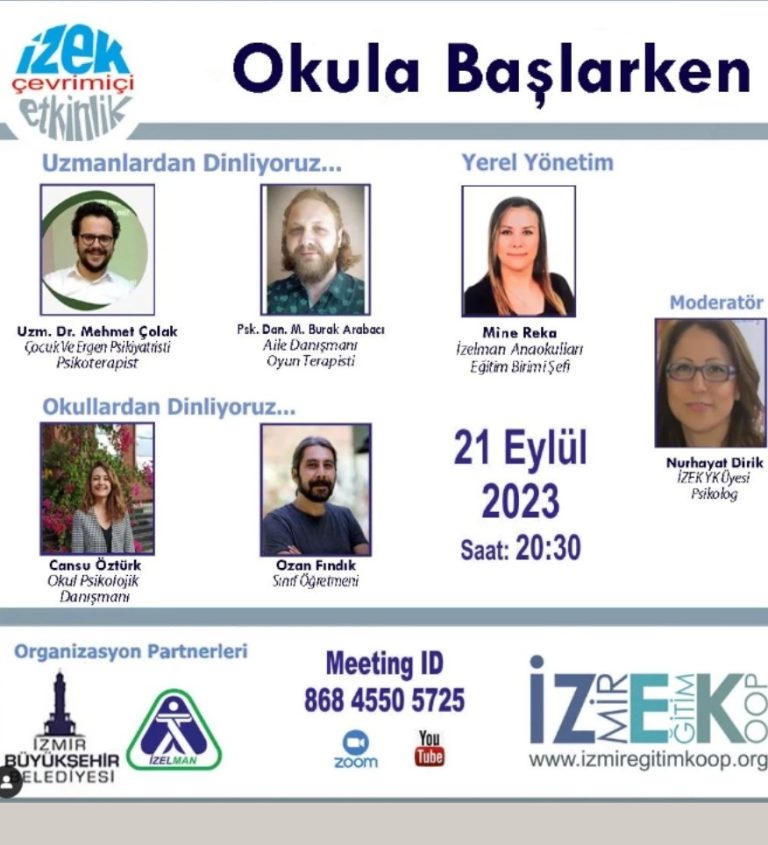 Okula başlarken uzman söyleşisi